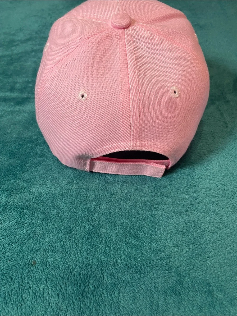 Chic Pink Floral Flower Basic Causal Embellished New Adjustable Baseball Cap